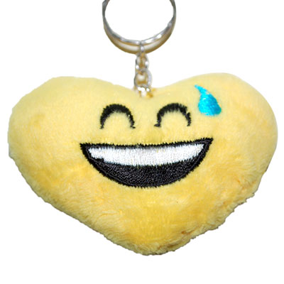 "Smiley Heart Soft Key Chain - 04-026 - Click here to View more details about this Product